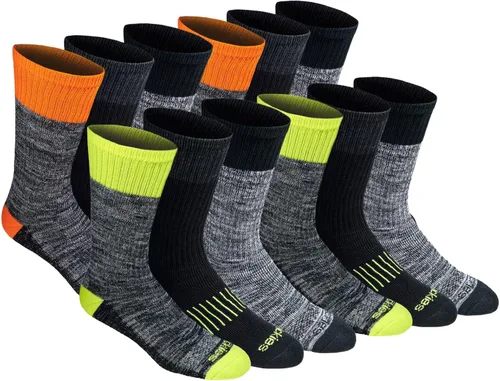 Vista 14 de Dickies Men's Dri-tech Original Moisture Control Crew Socks, Available in M-xxl (6, 12, 18 Pairs)