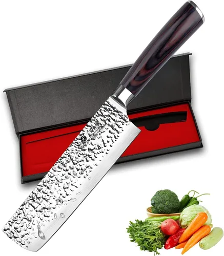 Vista 14 de imarku Juego de 15 cuchillos con afilador integrado, juego de cuchillos de cocina de acero inoxidable japonés de alto carbono, apto