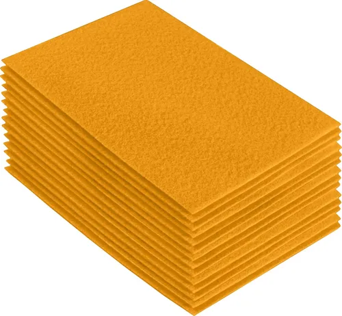 Vista 113 de FabricLA Hojas de fieltro acrílico para manualidades, cuadrados de fieltro precortados suaves de 4 x 4 pulgadas (3.9 in x 3.9 in), utiliza hojas