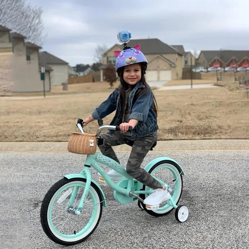 Vista 5 de JOYSTAR Bicicleta de crucero para niños de 12 pulgadas, 14 pulgadas, 16 Verde