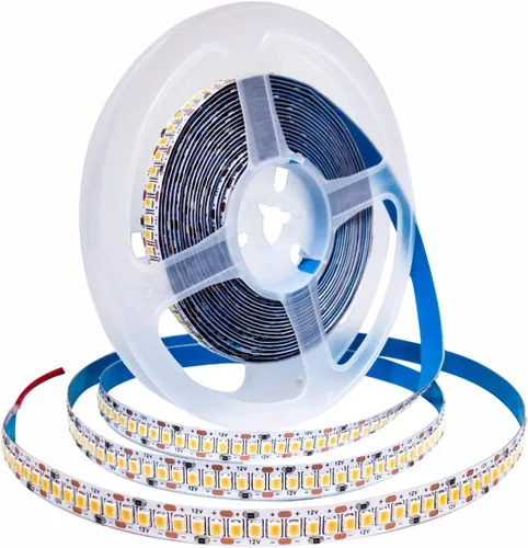 Vista 12 de Tira de luces LED de 5V USB 9.84 pies, 3500K blanco cálido, tira de luces LED flexible impermeable de SMD2835 con 180 LEDs, regulable, luz de tira