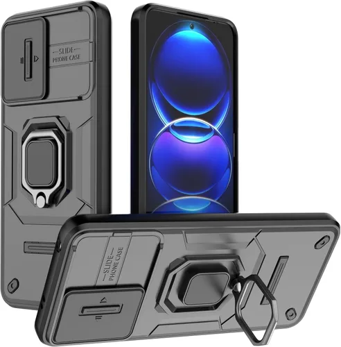 Vista 43 de Funda de teléfono móvil para Xiaomi Redmi A3/Xiaomi Poco C61 Soporte de coche Soporte Ventana corredera Cubierta protectora a prueba de golpes