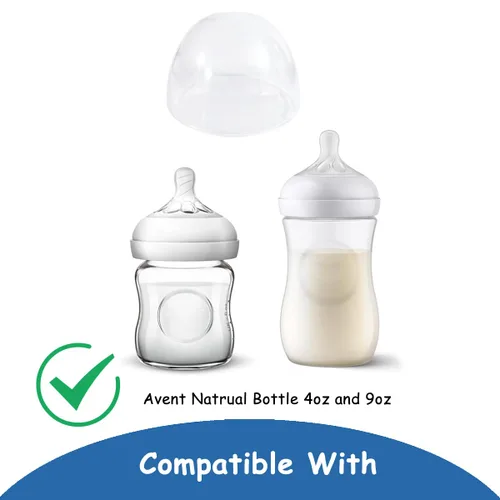 Vista 2 de Tapas de repuesto para biberones Avent Natural para bebés, paquete de 3