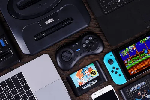 Vista 9 de 8Bitdo M30 Wireless Bluetooth Controller Retro Gamepad for Switch, PC Windows, MacOS, Android, Raspberry Pi with Sega Genesis & Sega Mega Drive