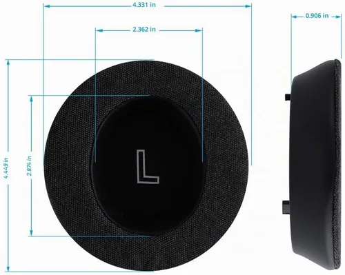 Vista 7 de SIVGA Luan - Auriculares de alta fidelidad sobre la oreja con respaldo Negro