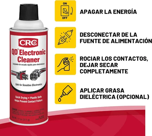 Vista 7 de CRC 5103, limpiador de electrónica de Secado rápido - 11 onzas