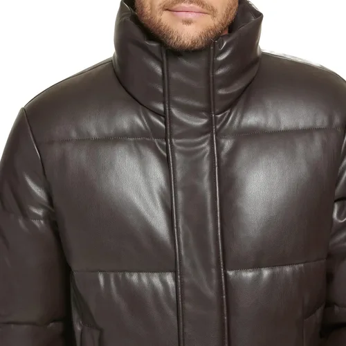 Vista 5 de Calvin Klein Acolchado clásico de piel sintética para hombre