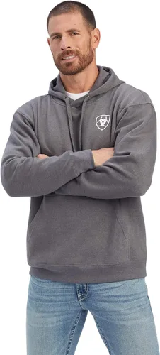 Vista 10 de ARIAT - Sudadera con capucha para hombre Negro