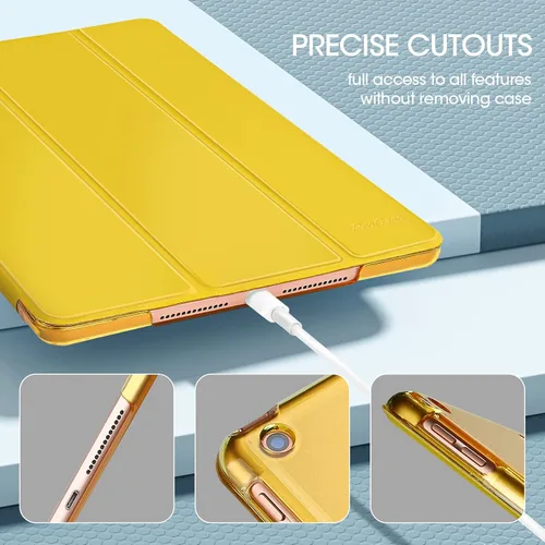 Vista 6 de ProCase Funda para iPad de 9ª/8ª/7ª generación de 10.2 pulgadas (versión 2021/2020/2019), funda 10.2 iPad de 9ª/8ª/7ª generación, funda inteligente