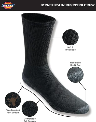 Vista 10 de Dickies - Calcetines acolchados para hombre (6/12 unidades)