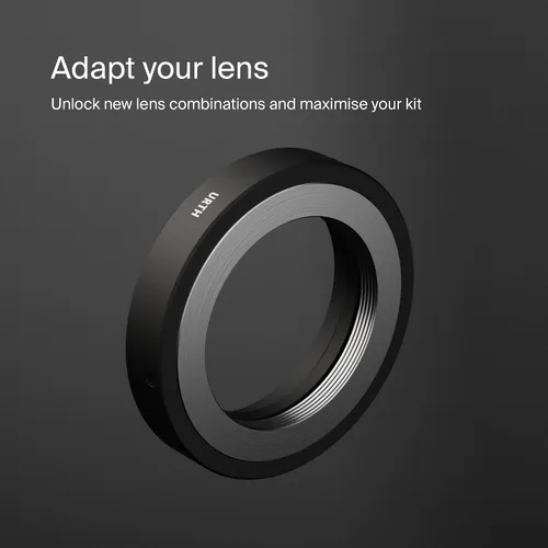 Vista 2 de Urth Adaptador de montaje de lente compatible con M39 a Canon RF (manual)