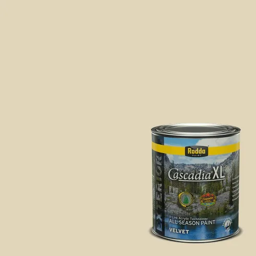 Vista 146 de Rodda Paint CASCADIA XL Pintura e imprimación satinada exterior en uno, cuarto de galón, resistencia industrial