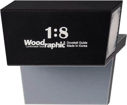 Vista 9 de Guía de sierra de cola de milano - Ángulo 1:6 para madera blanda - Herramienta magnética de carpintería de aluminio CNC para precisión de corte