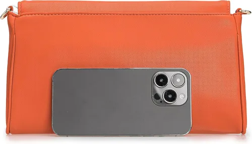 Vista 3 de Bolso de mano de lujo para mujer, bolso de mano pequeño y suave de piel sintética