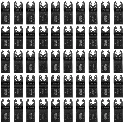 Vista 6 de 100 Piezas Hojas de Herramientas Oscilantes, Hojas de Sierra Oscilantes Universales Profesionales, Hojas Multiherramienta para Madera, Herramienta