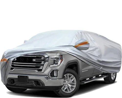 Vista 37 de TUCAREST - Funda de auto completa de 6 capas de alta calidad, diseño de cremallera de carcasa dura, impermeable, resistente a la intemperie