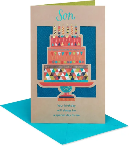 Vista 6 de Tarjeta de cumpleaños de American Greetings para hijo (Querido hijo)