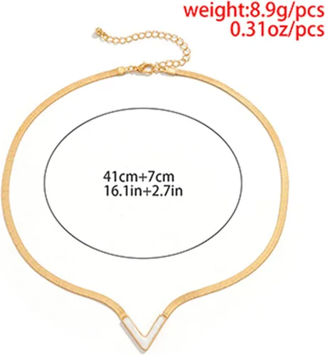Vista 7 de Long tiantian Collar grueso de oro para mujer, collar de cadena gruesa en capas, collar punk para mujer, gargantilla gruesa, regalo de joyería
