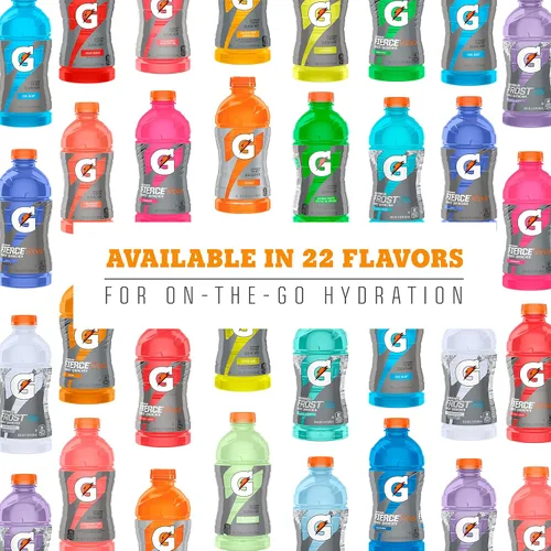 Vista 7 de Gatorade Frost Thirst Quencher, Arctic Blitz, botellas de 12 onzas (paquete de 24)