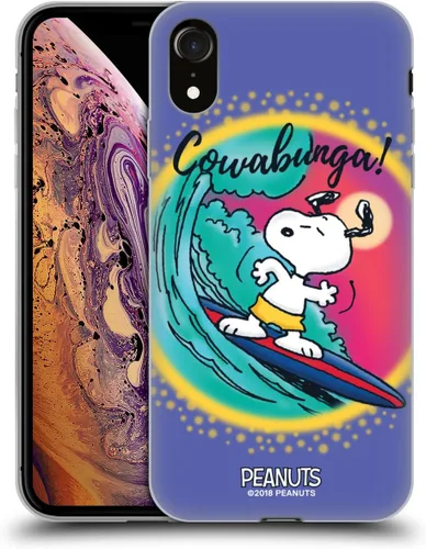 Vista 126 de Head Case Designs Funda de gel con licencia oficial de Peanuts Beach Surf Snoopy Boardwalk Airbrush [protección de grado militar] compatible
