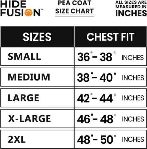 Vista 6 de Hide Fusion Gabardina clásica de lana de invierno con doble botonadura media larga para hombre