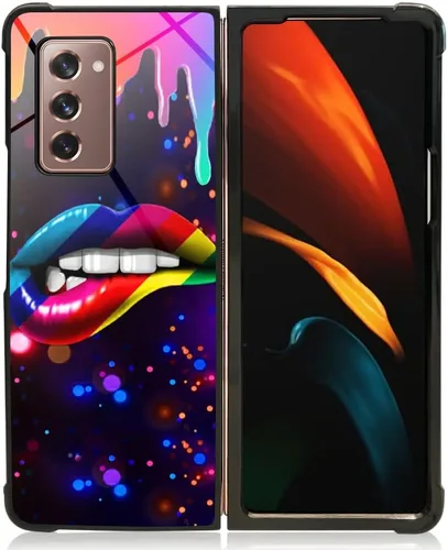 Vista 23 de DAIZAG Funda compatible con Samsung Galaxy Z Fold 2 5G, protección completa, a prueba de golpes, antiarañazos, funda de poliuretano termoplástico