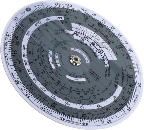 Vista 6 de E6B-R Flight Computer 6in Plastic Aviation Slide Rule(E6B-R)