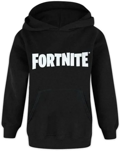 Vista 6 de FORTNITE Sudadera con capucha para niños y niños, manga larga, color negro