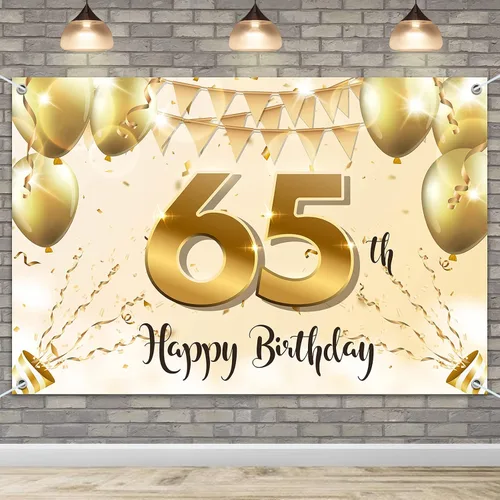 Vista 9 de HAMIGAR Fondo de pancarta de feliz cumpleaños 50 de 6 x 4 pies, decoraciones de cumpleaños de 50 años, suministros de fiesta para mujeres, oro blanco