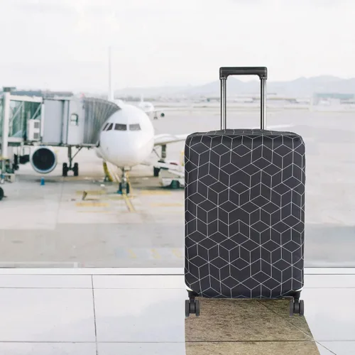 Vista 7 de HYPER VENTURE Funda de equipaje Maleta Protetor, Laberinto negro