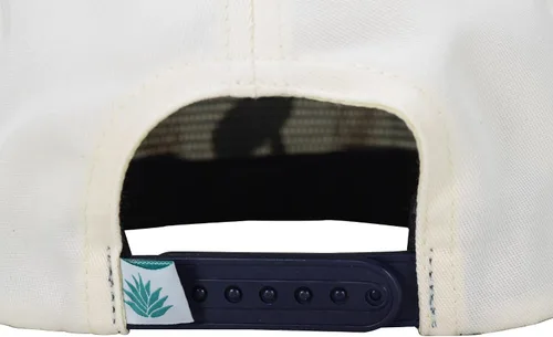 Vista 5 de Sendero Provisions Co. Pantalla Impreso Jackalope El Snapback Sombrero Blanco, Talla única, Blanco