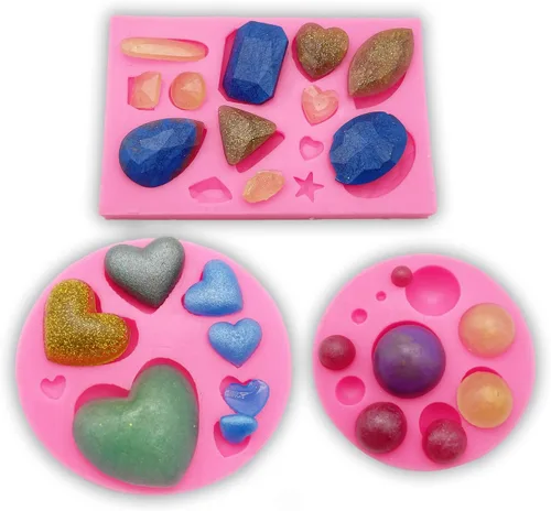 Vista 13 de 3pc chica bailarina, herramientas de maquillaje, labios boca silicona chocolate molde pastel decoración herramientas Fondant Sugarcraft moldes