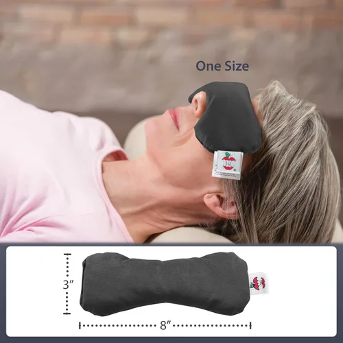 Vista 8 de Core Products MicroBeads Eye Compress - Paquete de terapia de calor húmedo - Gris