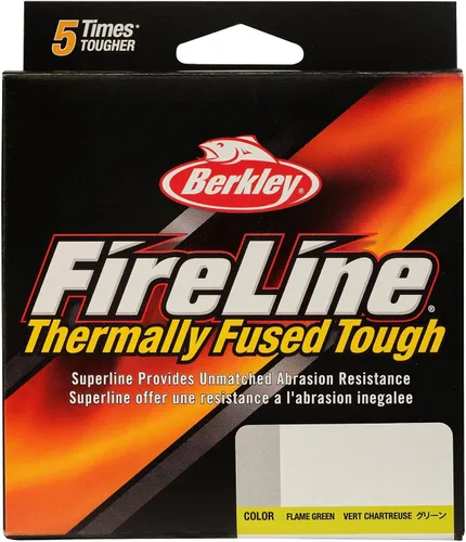 Vista 5 de Línea de pesca Berkley FireLine Superline Verde Llama - Nuevo