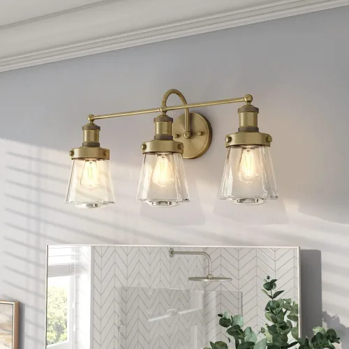 Vista 4 de DESIGNERS FOUNTAIN Taylor 69503-CH - Lámpara de tocador de baño con 3 luces, cromada