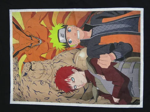 Vista 2 de Bioworld Camiseta de manga larga Uzumaki, Gaara, Kurama, Shukaku