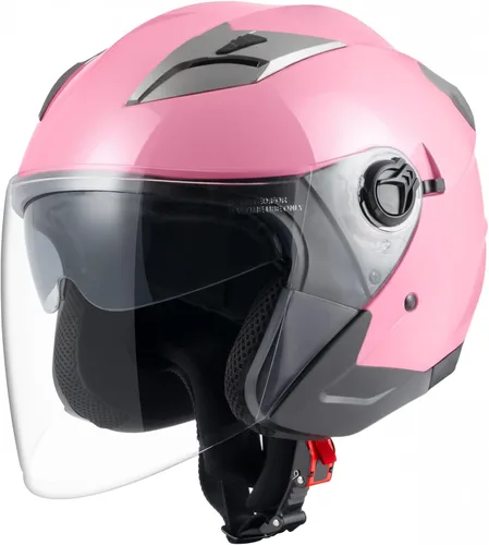Vista 8 de Cascos de motocicleta 3/4 de cara abierta para adultos, doble visera Azul