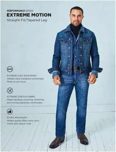 Vista 5 de Lee - Jeans rectos Extreme Motion para hombre