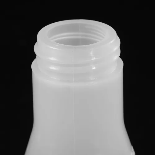 Vista 4 de PATIKIL Erlenmeyer - Frasco de plástico de 1.7 fl oz con tapas de rosca, paquete de 2 frascos cónicos de boca estrecha para laboratorio, transparente