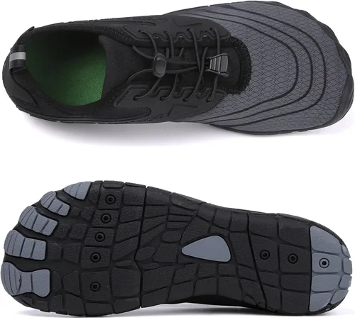 Vista 2 de Zapatos de agua para hombre y mujer, secado rápido, descalzo, natación, playa, zapatos acuáticos, surf, buceo, canotaje, senderismo, vela, kayak