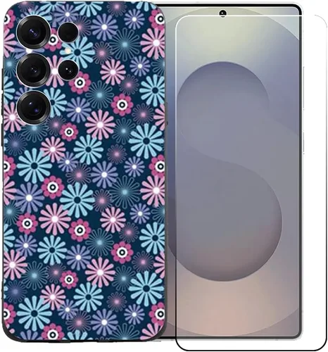 Vista 12 de Funda de TPU para UIOUOR I25 Ultra + HD de vidrio templado, carcasa de silicona para parachoques trasero – 9 dureza anti-arañazos protector de Bst1
