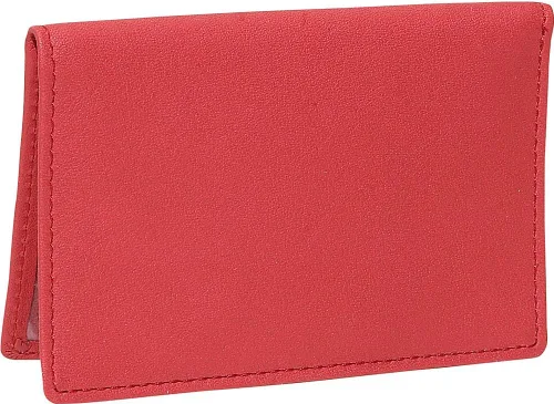 Vista 3 de Royce Leather Soporte para identificación Tri-View Rojo talla única