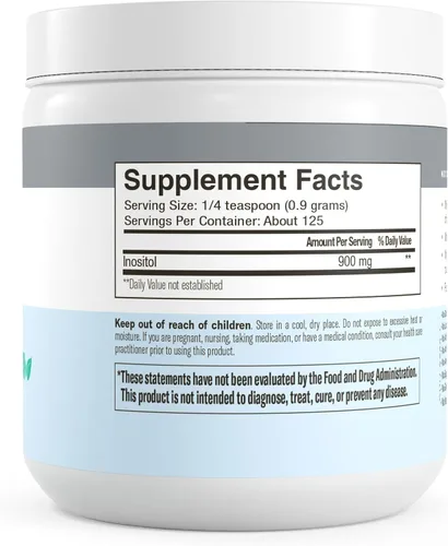 Vista 7 de FREEDA Polvo puro de mio-inositol – Vitamina B8 para hormonas, estado de ánimo y salud celular – Apoya la fertilidad, la concentración, la energía
