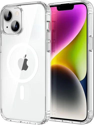 Vista 64 de CACOE Funda magnética para iPhone 12 y iPhone 12 Pro de 6.1 pulgadas - Compatible con MagSafe y soporte magnético para teléfono en el automóvil,