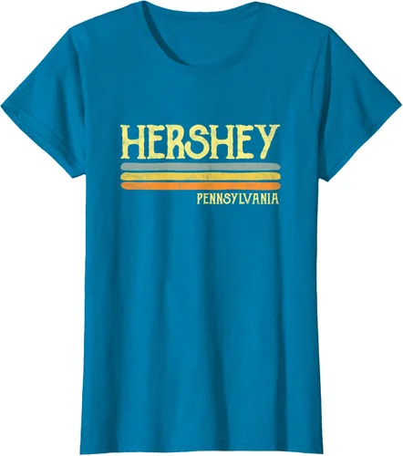 Vista 78 de Camiseta vintage de regalo de recuerdo de Hershey Pennsylvania PA, Negro, S