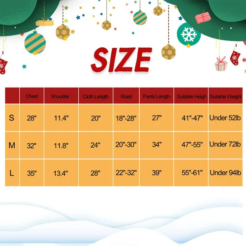 Vista 6 de Disfraz de Papá Noel para niños, disfraz de Papá Noel para niños, traje de Navidad para niños, 9 piezas, traje de Navidad para niños
