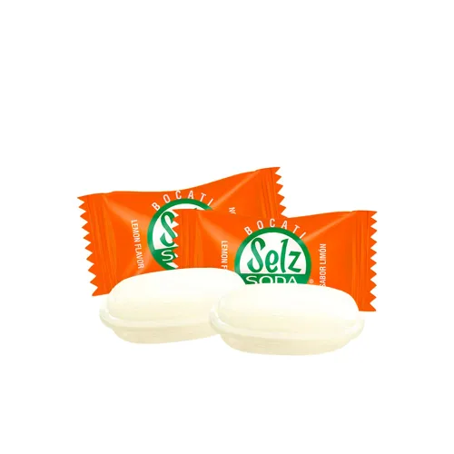 Vista 3 de Selz Soda - Caramelo Relleno de Polvo de soda de limón 14.82 Oz por Selz Soda