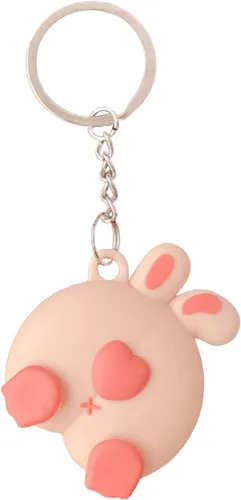 Vista 34 de Yatchen Bonita funda de silicona para AirTag 2021 Finder Fun 3D Cartoon Animal Anti Scratch Llavero Tracker Protector Bluetooth (Béisbol, 1 unidad)