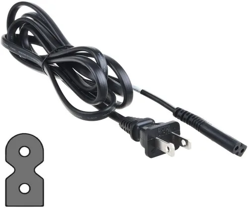 Vista 2 de Cable de alimentación de CA de 6 pies para Elna 3210 3230 5100 520 Experience 5200 5300