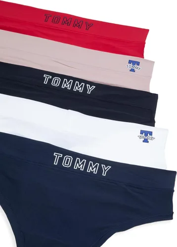 Vista 3 de Tommy Hilfiger Tanga para mujer, paquete de 5